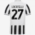 Camisola Juventus Manuel Locatelli 27 Equipamento Primeiro 2021-2022 Manga Curta